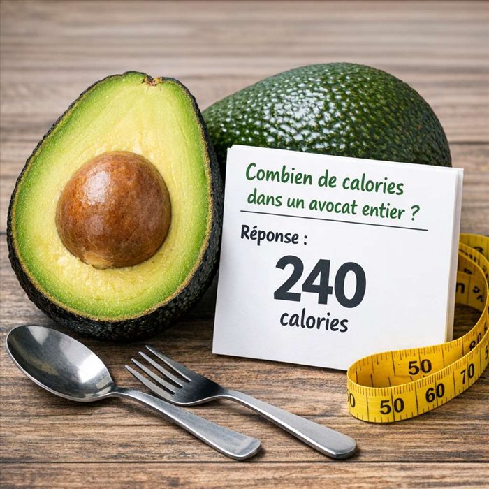 Combien de calories dans un avocat entier ? Guide complet et simple