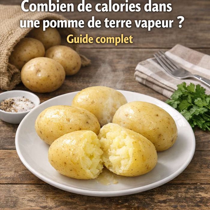 Combien de calories dans une pomme de terre vapeur ? Guide complet