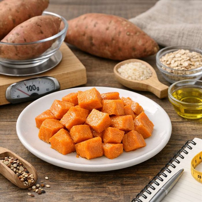 Calories dans 100 g de patate douce cuite : le guide complet