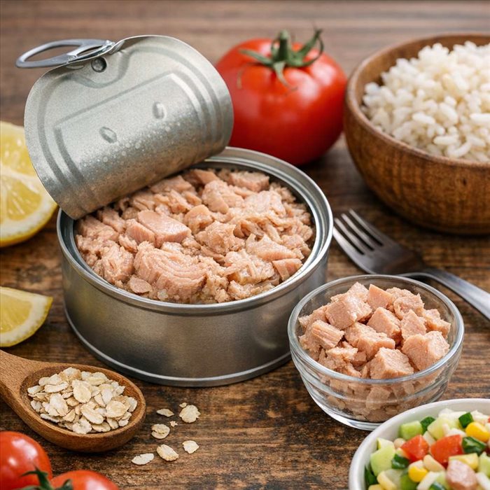 Calories thon en boîte : combien pour 100 g ?