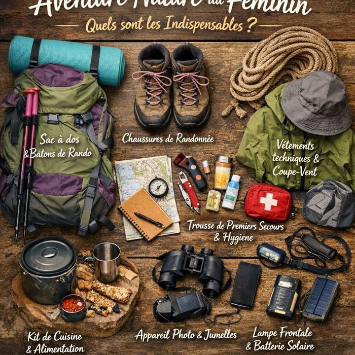 Aventure nature au féminin : quels sont les indispensables ?