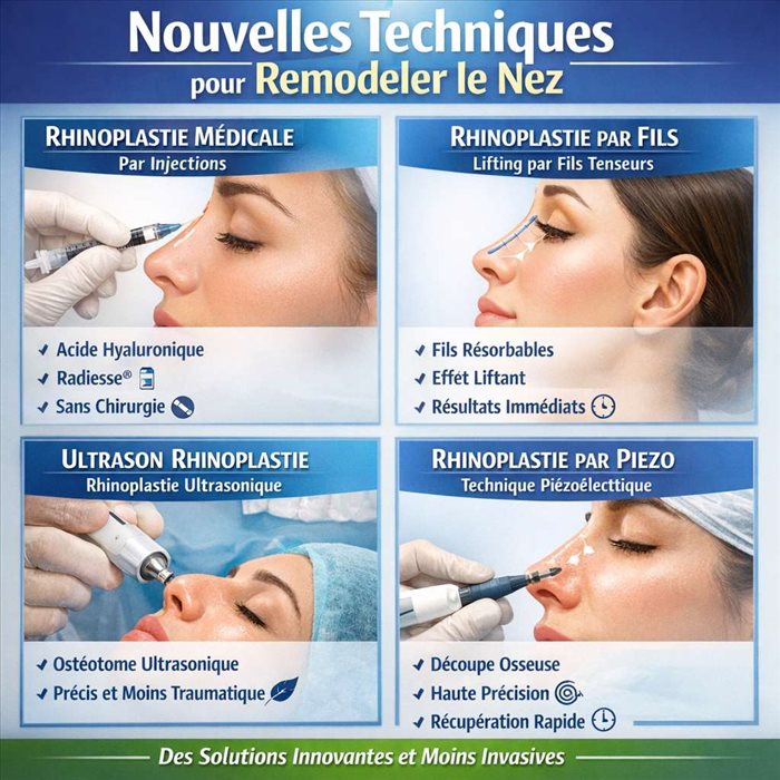 Rhinoplastie moderne : les techniques de remodelage