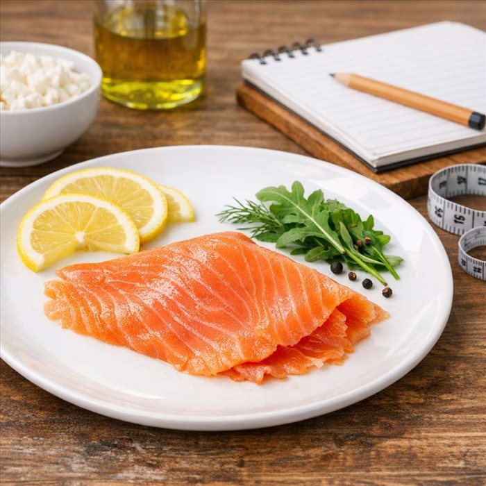 Combien de calories dans une tranche de saumon fumé ?